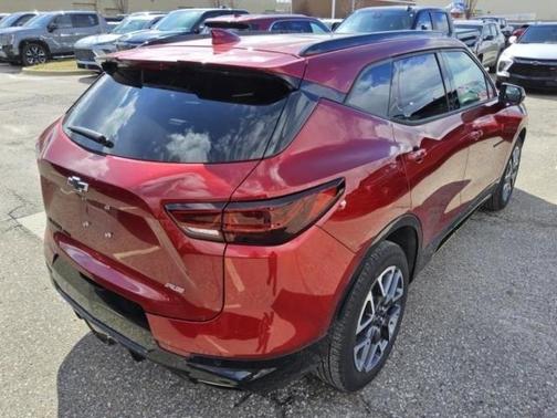 Red 2025 Chevrolet Blazer RS