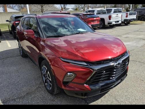 Red 2025 Chevrolet Blazer RS