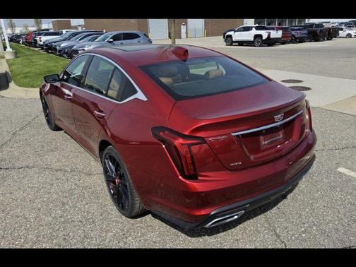 Red 2025 Cadillac CT5 Premium Luxury AWD