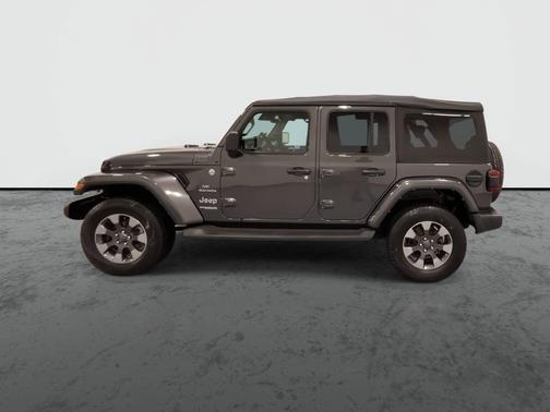Gray 2022 Jeep Wrangler Unlimited Sahara