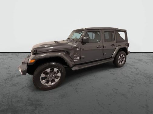 Gray 2022 Jeep Wrangler Unlimited Sahara