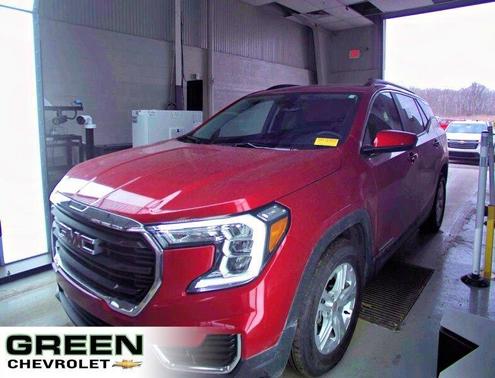 Red 2024 GMC Terrain SLE