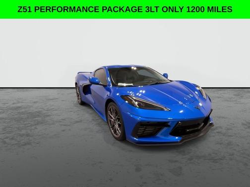 Blue 2024 Chevrolet Corvette Stingray w/3LT