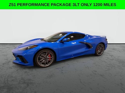 Blue 2024 Chevrolet Corvette Stingray w/3LT