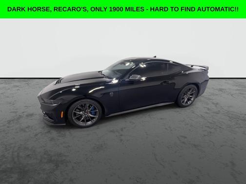 Black 2024 Ford Mustang Dark Horse