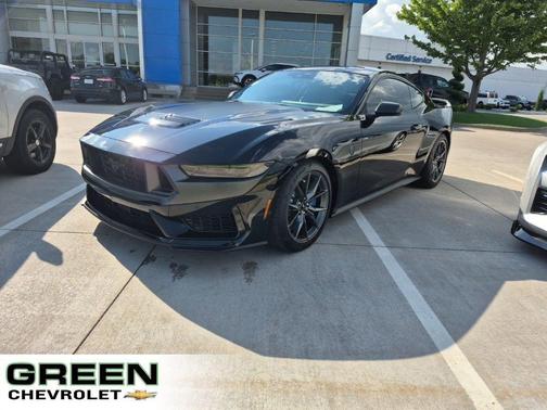 Black 2024 Ford Mustang Dark Horse