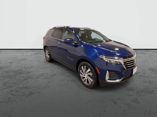 Blue 2022 Chevrolet Equinox Premier