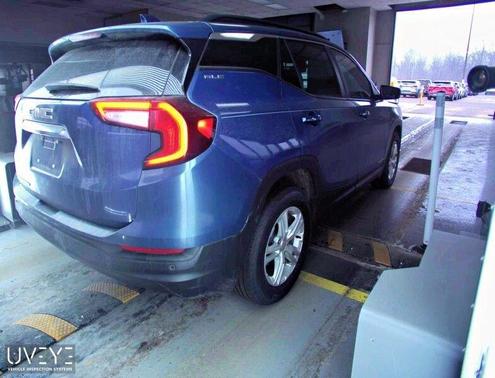 Blue 2024 GMC Terrain SLE