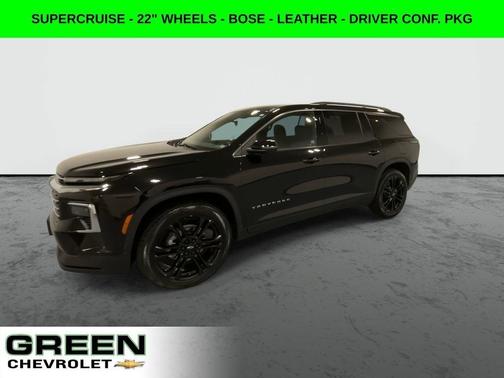 Black 2025 Chevrolet Traverse LT