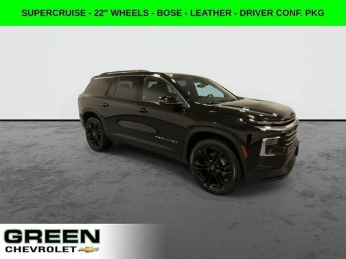 Black 2025 Chevrolet Traverse LT