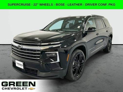 Black 2025 Chevrolet Traverse LT