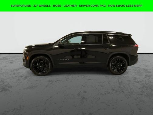 Black 2025 Chevrolet Traverse LT