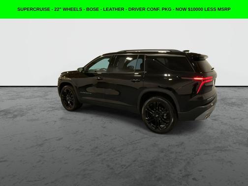Black 2025 Chevrolet Traverse LT
