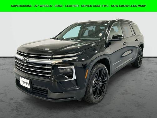 Black 2025 Chevrolet Traverse LT