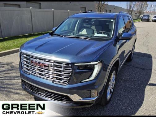 Blue 2026 GMC Acadia Denali