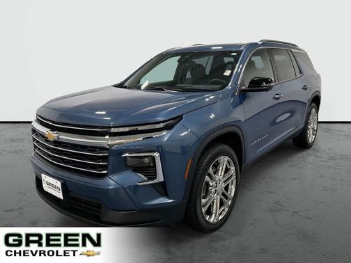 Blue 2025 Chevrolet Traverse LT