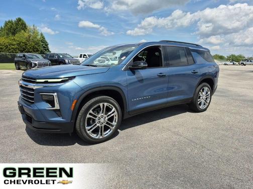 Blue 2025 Chevrolet Traverse LT