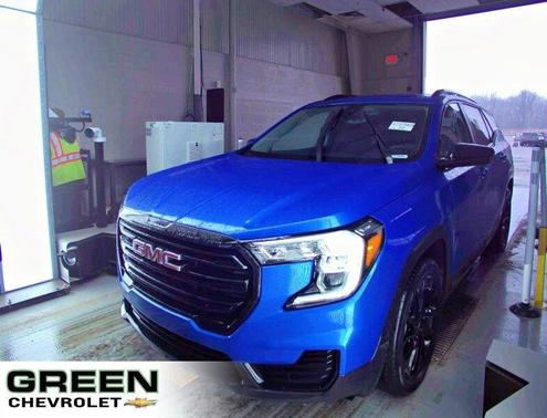 Blue 2024 GMC Terrain SLE
