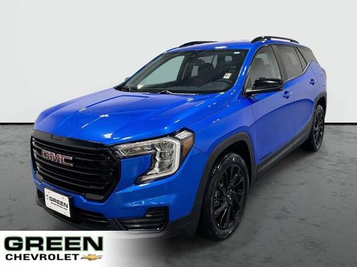 Blue 2024 GMC Terrain SLE