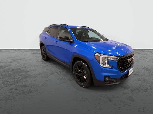 Blue 2024 GMC Terrain SLE