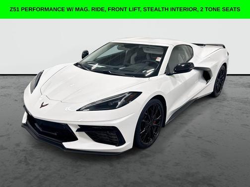 White 2023 Chevrolet Corvette Stingray w/3LT