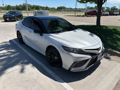 White 2023 Toyota Camry XSE