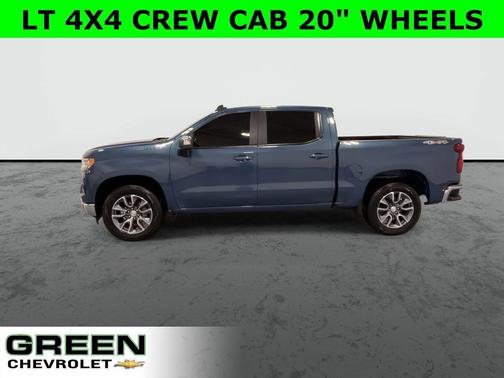 Blue 2024 Chevrolet Silverado 1500 LT