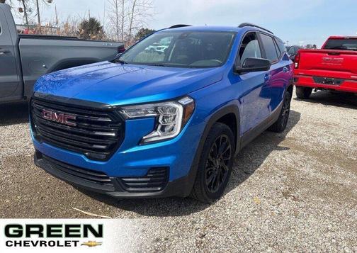 Blue 2024 GMC Terrain SLE