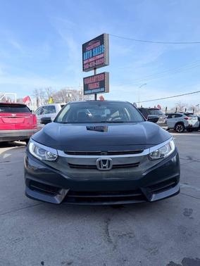 Aegean Blue Metallic 2016 Honda Civic EX Sedan