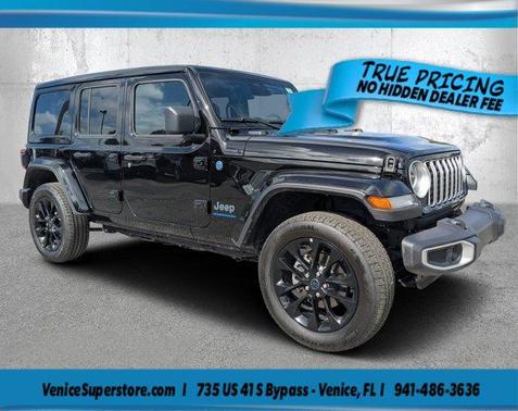 Black Clearcoat 2025 Jeep Wrangler 4xe Sahara