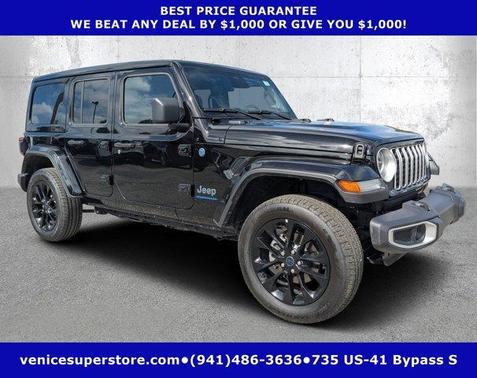 Black Clearcoat 2025 Jeep Wrangler 4xe Sahara