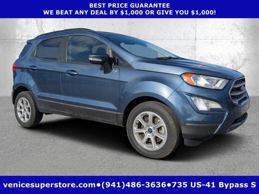 Lightning Blue Metallic 2021 Ford EcoSport SE