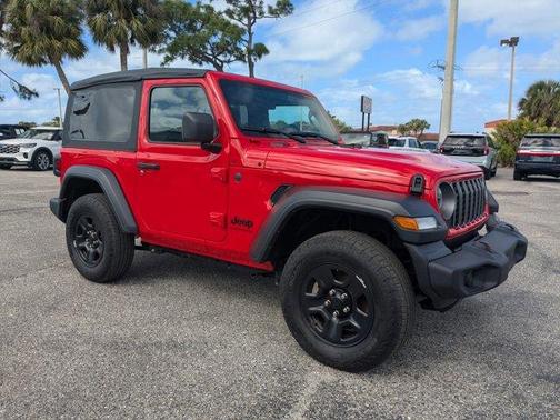 Firecracker Red Clearcoat 2025 Jeep Wrangler Sport