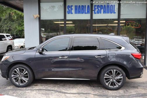 Lunar Silver Metallic 2019 Acura MDX 3.5L w/Technology Package
