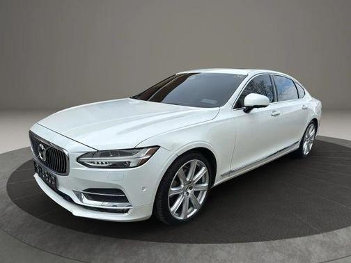 White 2018 Volvo S90 T6 Inscription