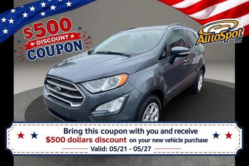 Gray 2021 Ford EcoSport SE