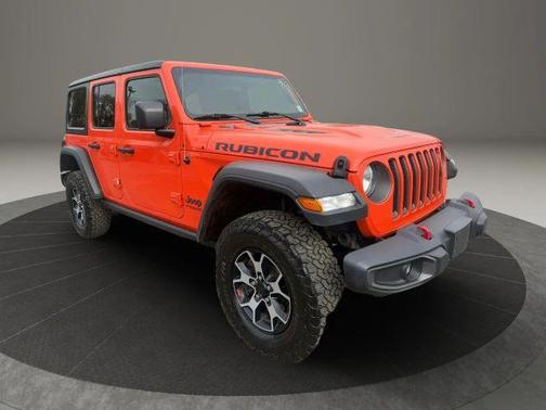 Orange 2020 Jeep Wrangler Unlimited Rubicon