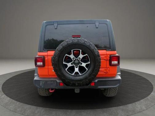 Orange 2020 Jeep Wrangler Unlimited Rubicon