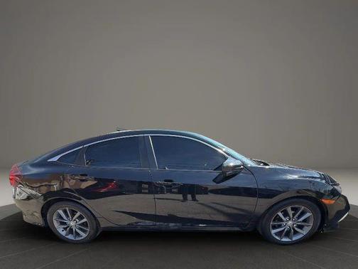 Black 2019 Honda Civic EX-L