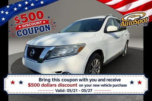 Glacier White 2015 Nissan Pathfinder SL
