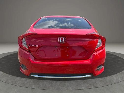 Red 2019 Honda Civic LX