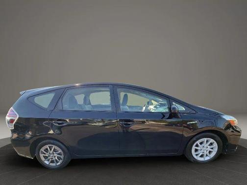 Black 2017 Toyota Prius v Three