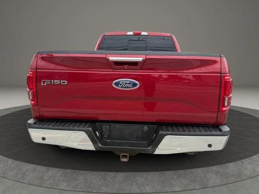 Red 2015 Ford F-150 Lariat