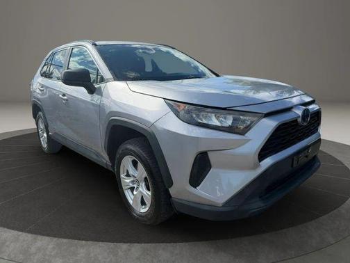 Silver 2021 Toyota RAV4 Hybrid LE