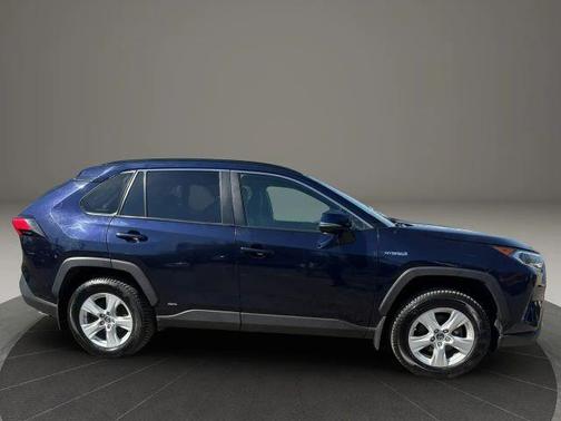 Blue 2019 Toyota RAV4 Hybrid XLE