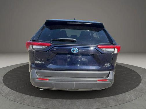Blue 2019 Toyota RAV4 Hybrid XLE