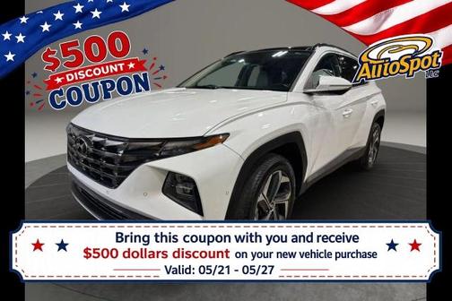 White 2022 Hyundai TUCSON Limited