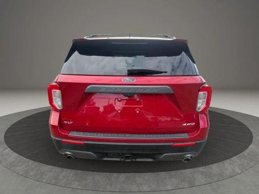 Red 2021 Ford Explorer XLT