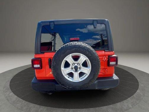 Orange 2020 Jeep Wrangler Unlimited Sport S