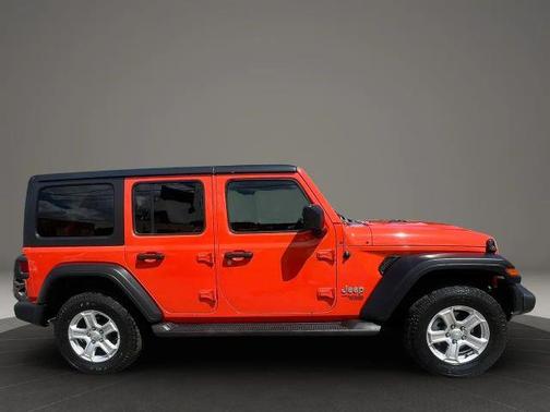 Orange 2020 Jeep Wrangler Unlimited Sport S